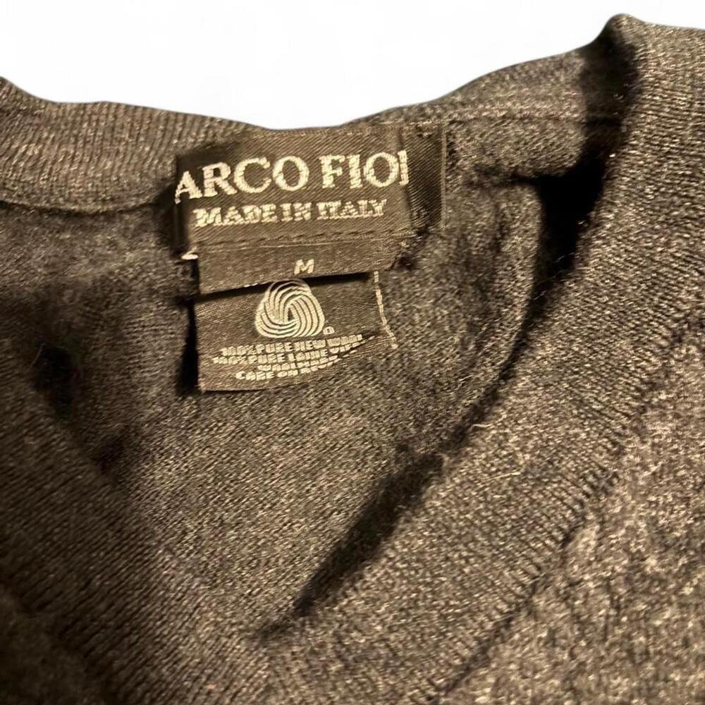 Size m Marco fiori waffle knit cotton sweater